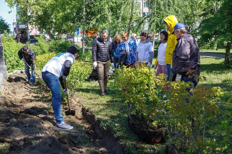 Издание «Деловой квартал» и новосибирское бизнес-сообщество подарили городу зеленую аллею 35