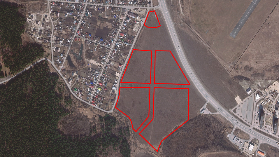 Пустая территории недалеко от аэропорта Плеханово Пустая территории недалеко от аэропорта Плеханово