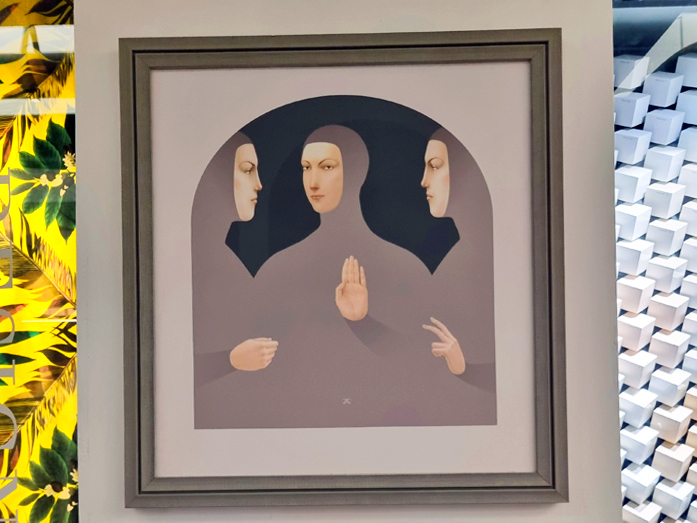 Картина "Камень. Ножницы. Бумага" Картина "Камень. Ножницы. Бумага"