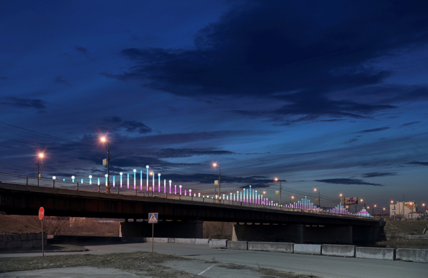 На мостах в Челябинске появится новая подсветка за 44 млн рублей 2 На мостах в Челябинске появится новая подсветка за 44 млн рублей 2