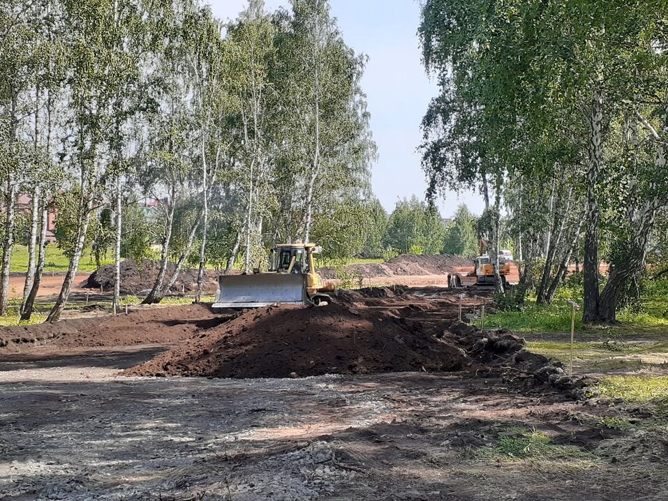 Возле элитного челябинского поселка массово рубят деревья. ФОТО 1 Возле элитного челябинского поселка массово рубят деревья. ФОТО 1