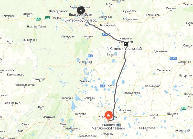 РЖД рассматривает два варианта запуска пригородного поезда Челябинск — Екатеринбург 1