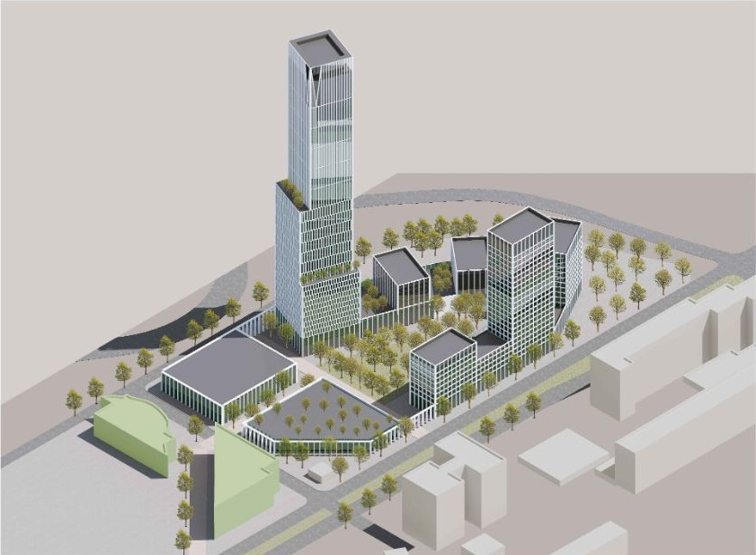 Квартал Олега Лакницкого на Российской лишился 55-этажной башни. ФОТО 3 Квартал Олега Лакницкого на Российской лишился 55-этажной башни. ФОТО 3