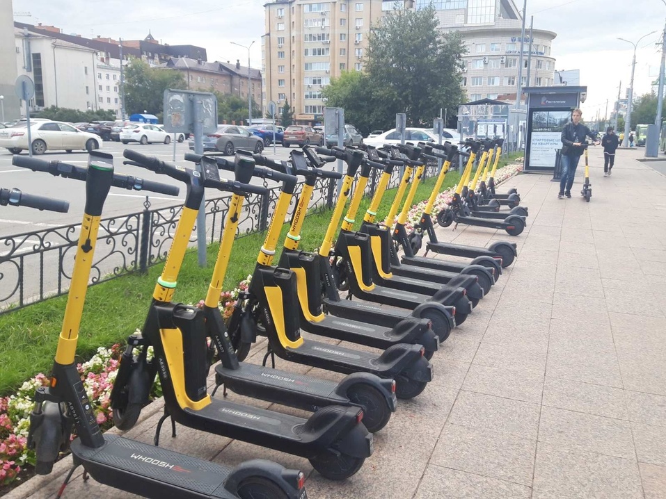 Whoosh спонсировал организацию парковок для электросамокатов в Тюмени 2 Whoosh спонсировал организацию парковок для электросамокатов в Тюмени 2