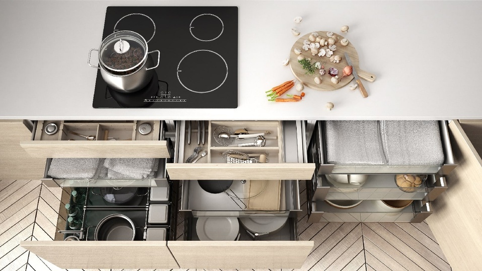 Четыре принципа организации пространства на кухне 1 Четыре принципа организации пространства на кухне 1