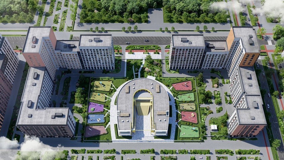 Группа «Эталон» начала активное строительство «Лицейского квартала» в Солнечном 1 Группа «Эталон» начала активное строительство «Лицейского квартала» в Солнечном 1