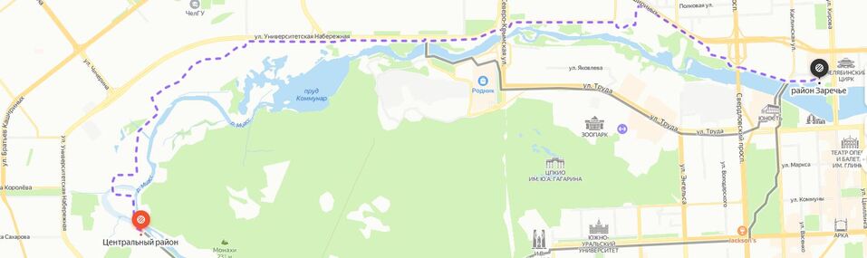 На северном берегу Миасса в Челябинске появятся новые набережные. Карта 1 На северном берегу Миасса в Челябинске появятся новые набережные. Карта 1