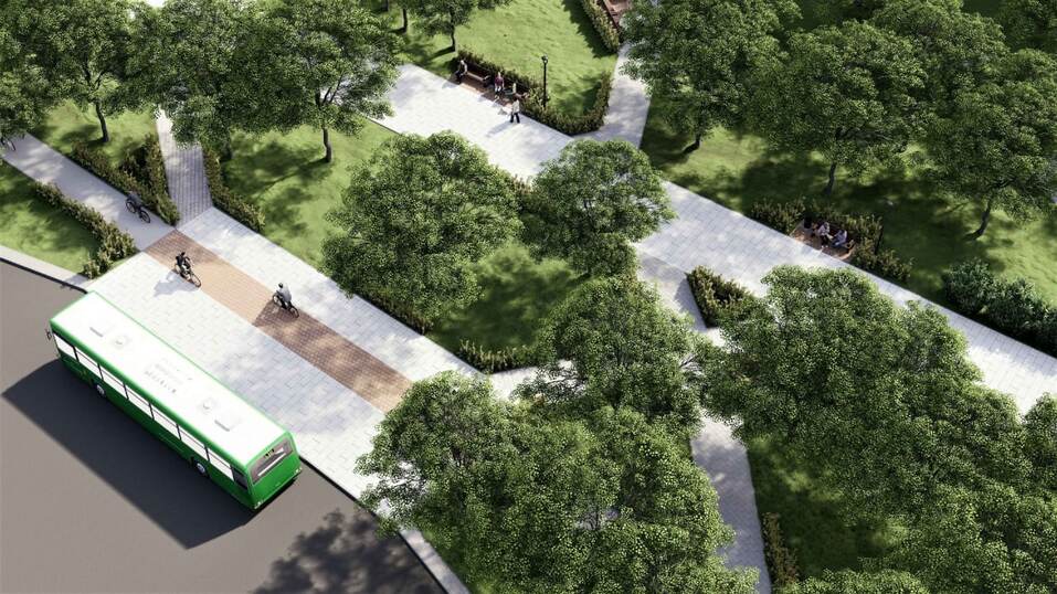 В Челябинске подготовили проект благоустройства нового сквера. Фото 1 В Челябинске подготовили проект благоустройства нового сквера. Фото 1