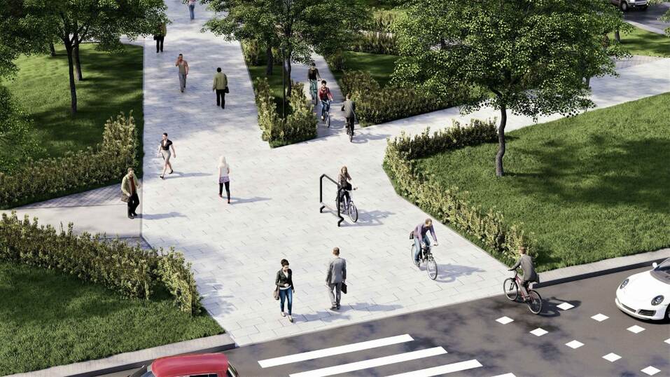 В Челябинске подготовили проект благоустройства нового сквера. Фото 2 В Челябинске подготовили проект благоустройства нового сквера. Фото 2