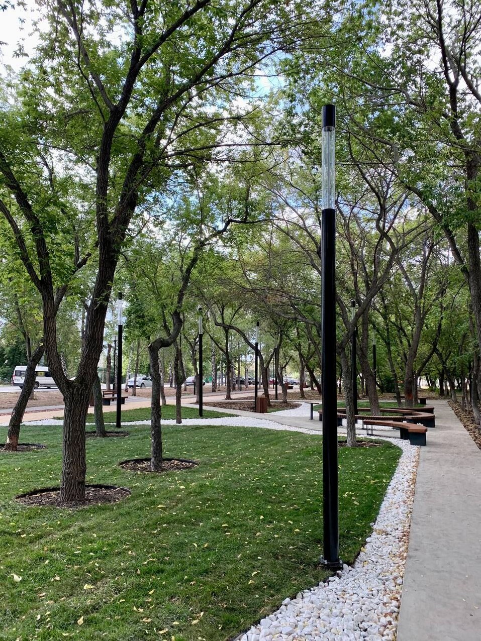 Новый сквер с велодорожкой появился на ЧТЗ. Фото 5 Новый сквер с велодорожкой появился на ЧТЗ. Фото 5