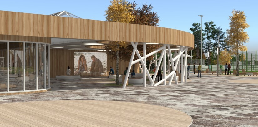 Авторы концепции предполагают киносеансы под открытым небом Авторы концепции предполагают киносеансы под открытым небом