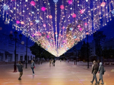 Новогодняя иллюминация на челябинской Кировке подешевела на 40 млн рублей 1 Новогодняя иллюминация на челябинской Кировке подешевела на 40 млн рублей 1