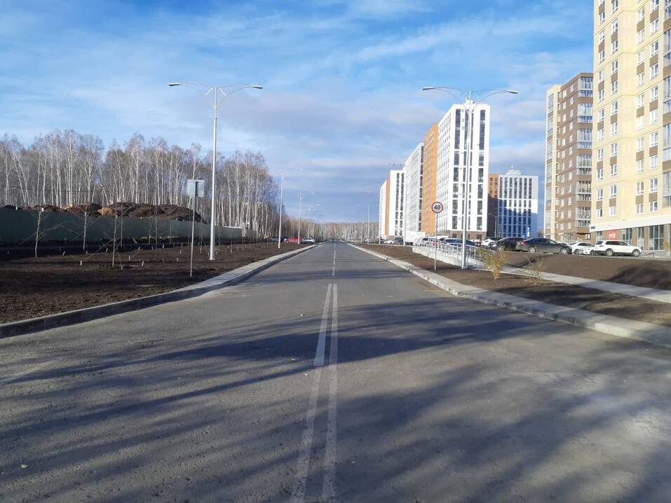 На Тополинке в Челябинске построили две новые дороги 1 На Тополинке в Челябинске построили две новые дороги 1
