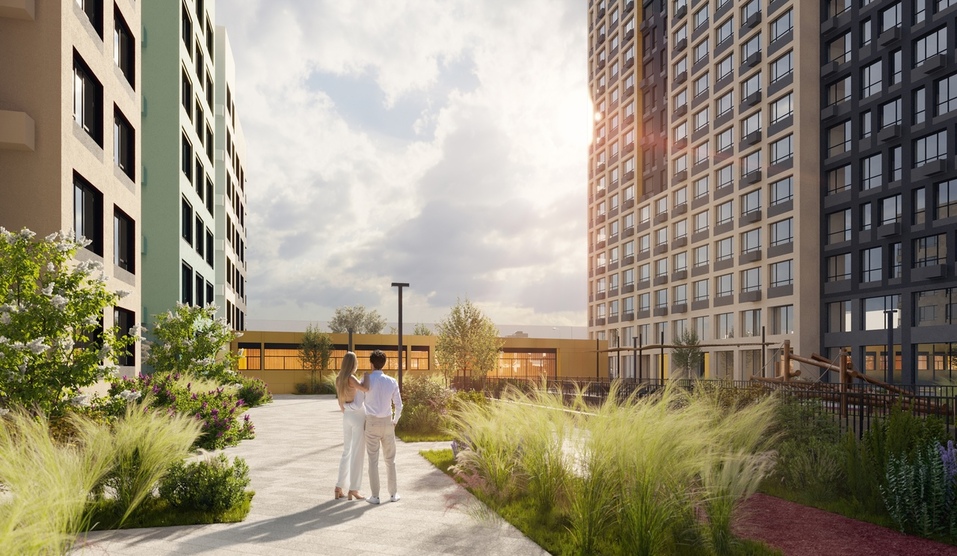 Разноцветные фасады, поля тюльпанов, дома на стилобате: кто и как преобразит ВИЗ 2 Разноцветные фасады, поля тюльпанов, дома на стилобате: кто и как преобразит ВИЗ 2