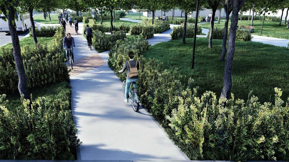 Бульвар на проспекте Победы в 2023 году продлят от Солнечной до Молдавской 2 Бульвар на проспекте Победы в 2023 году продлят от Солнечной до Молдавской 2