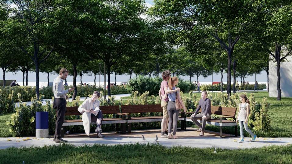 Бульвар на проспекте Победы в 2023 году продлят от Солнечной до Молдавской 3 Бульвар на проспекте Победы в 2023 году продлят от Солнечной до Молдавской 3