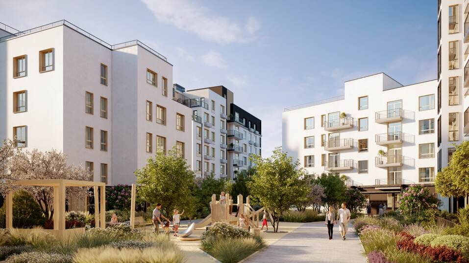 Среднеэтажный центр Города L-Town — квартал «ХЮGGE» Среднеэтажный центр Города L-Town — квартал «ХЮGGE»