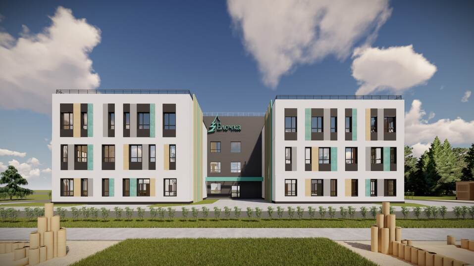 Будущий детский сад в квартале «ХЮGGE» Будущий детский сад в квартале «ХЮGGE»