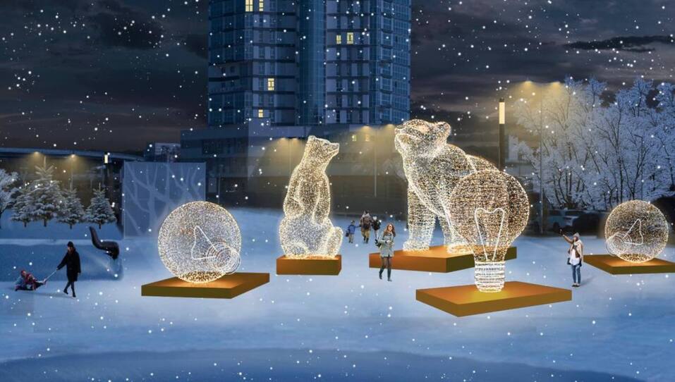 Частный бизнес займется украшением челябинской набережной к Новому году 1 Частный бизнес займется украшением челябинской набережной к Новому году 1