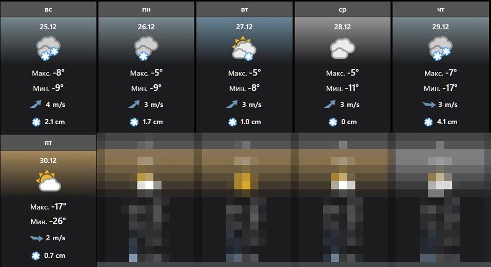 Красноярск ожидает похолодание к Новому году до 26 градусов
1 Красноярск ожидает похолодание к Новому году до 26 градусов
1