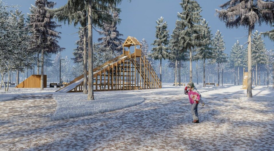 Эскизы парка Эскизы парка