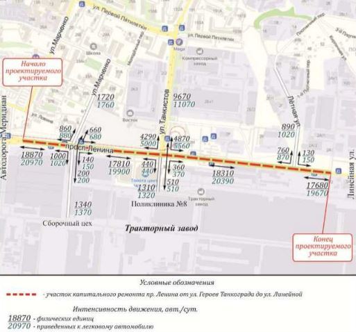 Часть проспекта Ленина в Челябинске ждёт капитальный ремонт 1 Часть проспекта Ленина в Челябинске ждёт капитальный ремонт 1