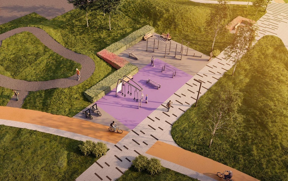 На западе Тюмени появится новый сквер — как он будет выглядеть 1 На западе Тюмени появится новый сквер — как он будет выглядеть 1