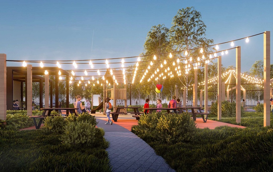 На западе Тюмени появится новый сквер — как он будет выглядеть 3 На западе Тюмени появится новый сквер — как он будет выглядеть 3