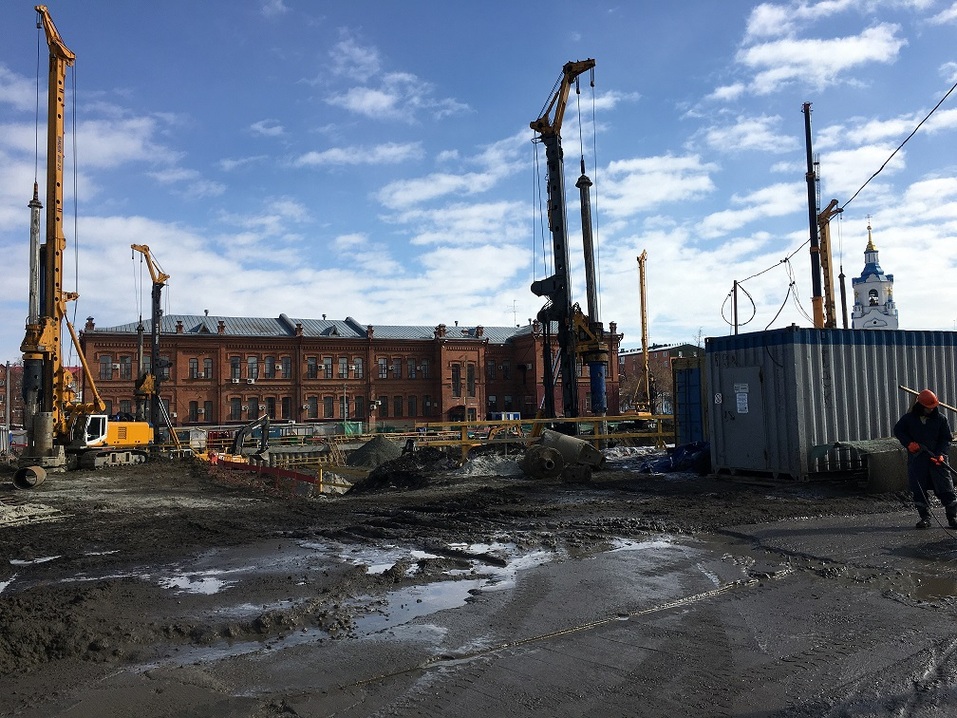 Так выглядела площадка после сноса