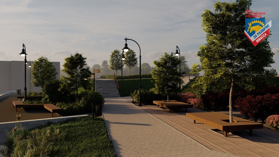 В Миассе за 28 млн рублей сделают прогулочную набережную 4 В Миассе за 28 млн рублей сделают прогулочную набережную 4