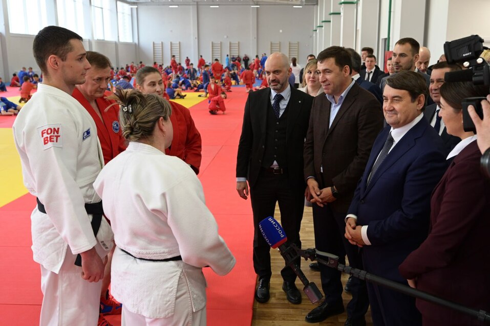 В Екатеринбурге открыли два дворца — водных видов спорта и дзюдо 4 В Екатеринбурге открыли два дворца — водных видов спорта и дзюдо 4