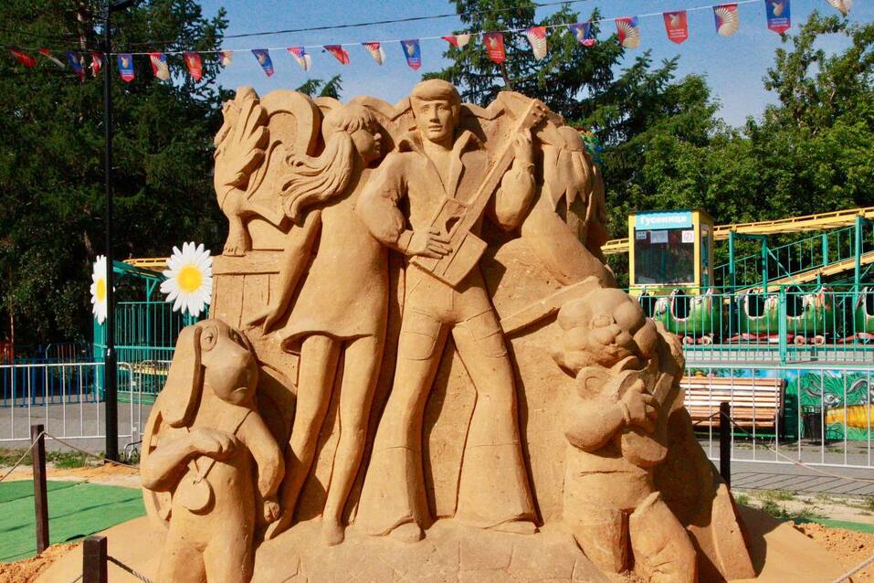 В челябинском парке Пушкина стартовал фестиваль песочной скульптуры. Фото 1 В челябинском парке Пушкина стартовал фестиваль песочной скульптуры. Фото 1