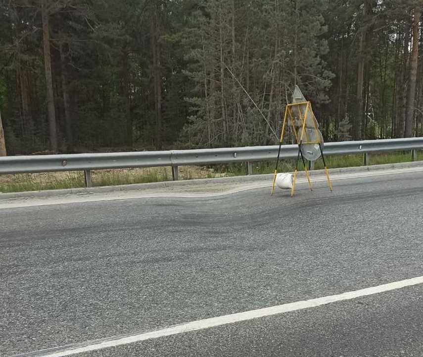 На ТКАД в районе ТЭЦ-2 образовался провал — проезд закроют на сутки 1 На ТКАД в районе ТЭЦ-2 образовался провал — проезд закроют на сутки 1