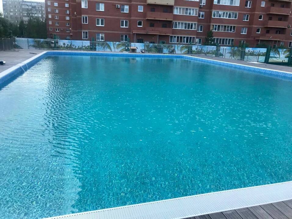 На северо-западе Челябинска построили открытый бассейн 3 На северо-западе Челябинска построили открытый бассейн 3