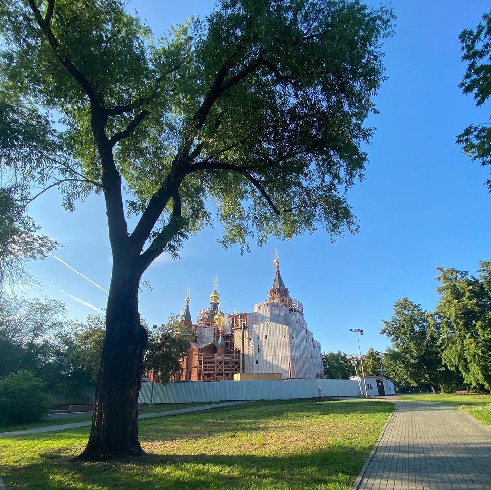 Путину доложили о завершении реконструкции челябинского храма Александра Невского 1 Путину доложили о завершении реконструкции челябинского храма Александра Невского 1