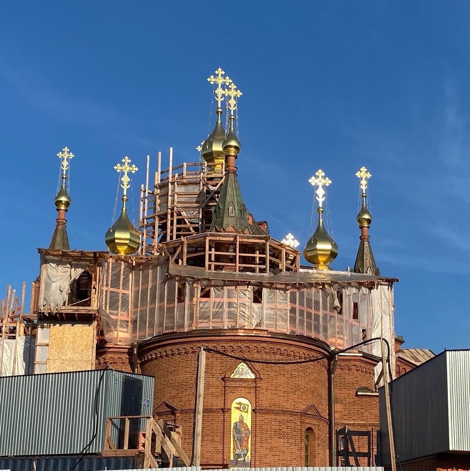 Путину доложили о завершении реконструкции челябинского храма Александра Невского 2 Путину доложили о завершении реконструкции челябинского храма Александра Невского 2