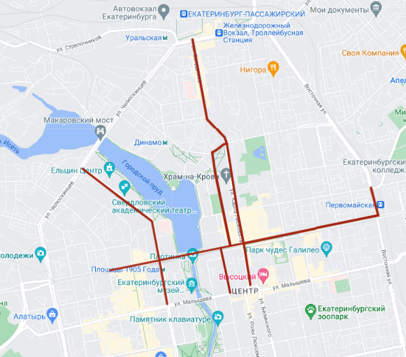 В выходные центр Екатеринбурга снова перекроют из-за соревнований 2 В выходные центр Екатеринбурга снова перекроют из-за соревнований 2