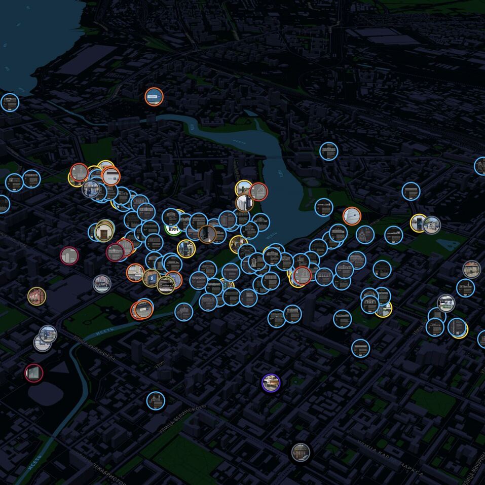 Запущена цифровая карта Екатеринбурга со сведениями обо всех зданиях 1 Запущена цифровая карта Екатеринбурга со сведениями обо всех зданиях 1