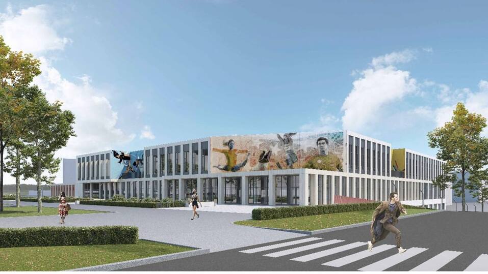 На северо-западе Челябинска строят новый ТРК с бассейном 1 На северо-западе Челябинска строят новый ТРК с бассейном 1