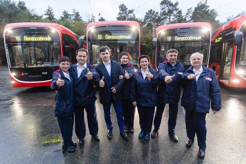 Троллейбусы челябинской сборки вышли на первый маршрут. Фото 2 Троллейбусы челябинской сборки вышли на первый маршрут. Фото 2