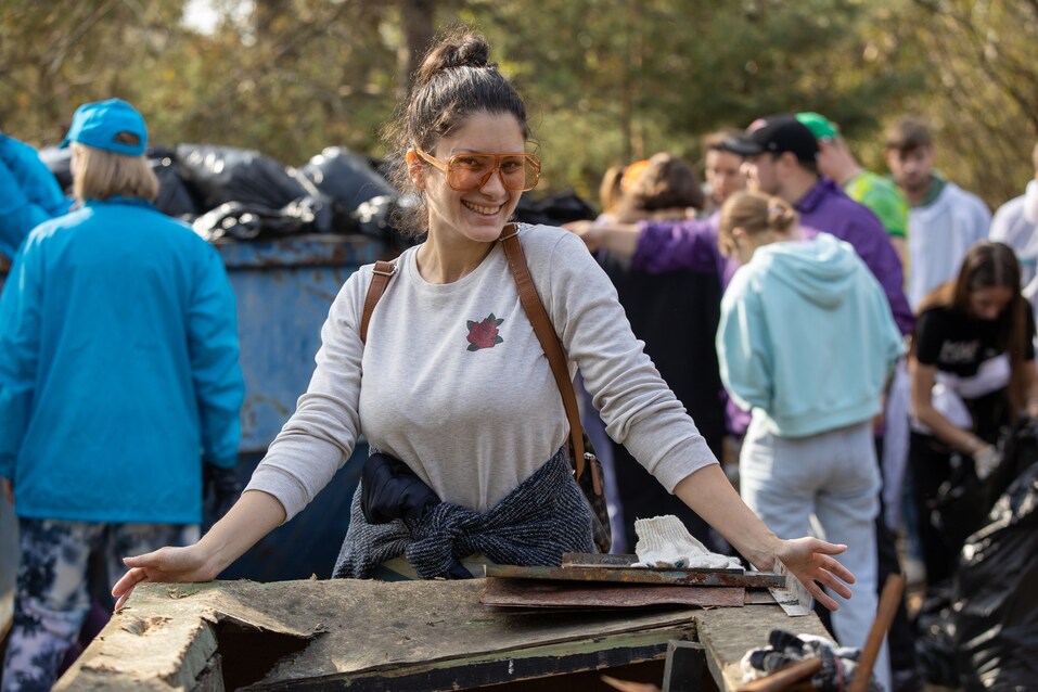 31 команда и 250 мешков мусора. Как прошел всемирный день чистоты в Нижнем Новгороде 13