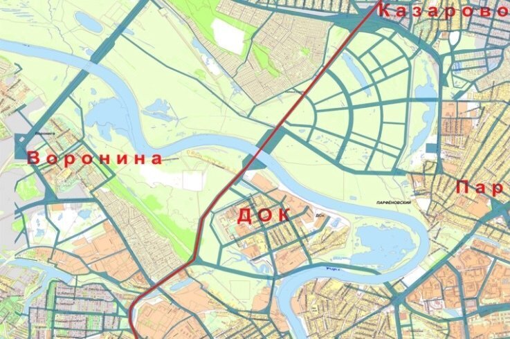 В Тюмени приступили к реализации проекта пробивки нового транспортного коридора 2 В Тюмени приступили к реализации проекта пробивки нового транспортного коридора 2