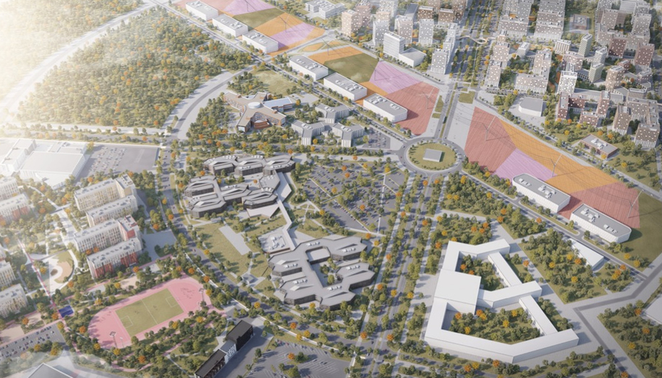 Вдохновлялись Сколтехом: архитекторы показали, каким будет новый корпус радиофака УрФУ 3 Вдохновлялись Сколтехом: архитекторы показали, каким будет новый корпус радиофака УрФУ 3