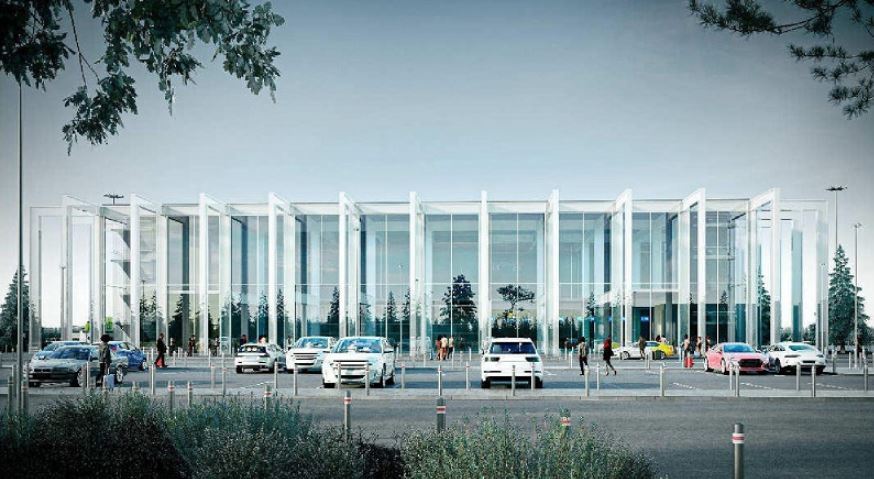 В Магнитогорске построят новый аэровокзал. Варианты проекта 5 В Магнитогорске построят новый аэровокзал. Варианты проекта 5