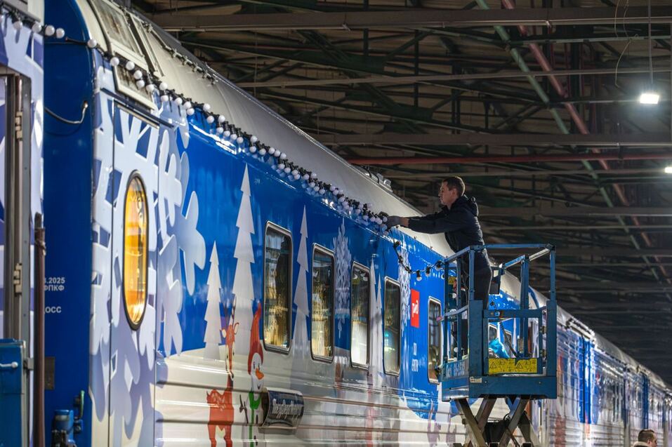 Фото: t.me/dedmoroztrain Фото: t.me/dedmoroztrain