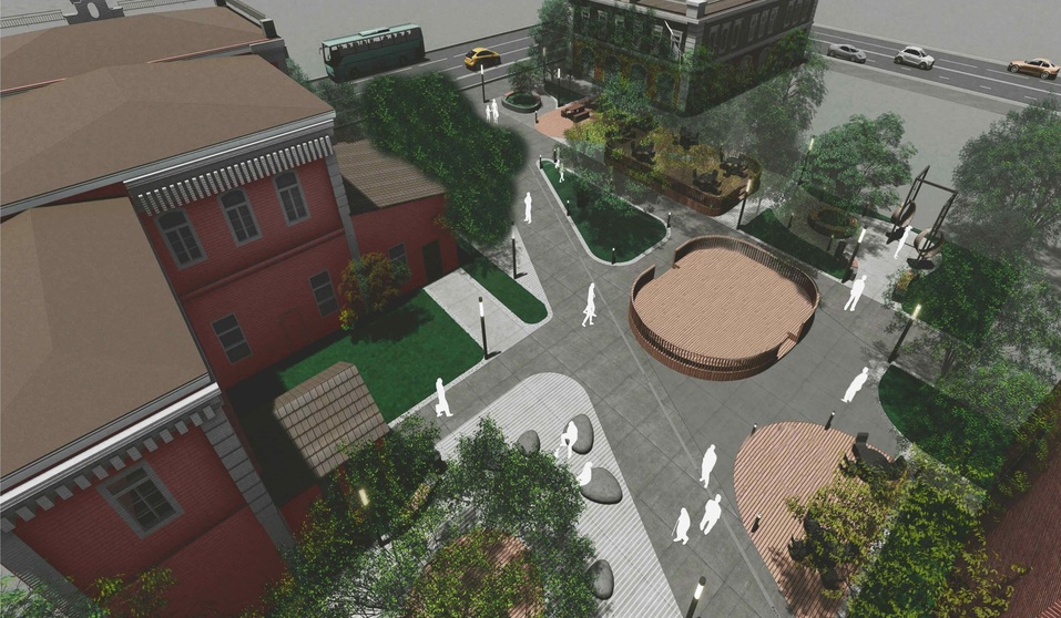 На улице Республики в Тюмени разобьют небольшой сквер за 28 млн рублей 2