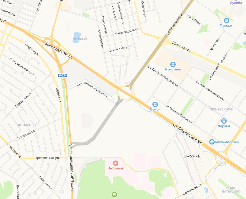 ТКАД и Червишевский тракт в Тюмени соединят новой дорогой 1 ТКАД и Червишевский тракт в Тюмени соединят новой дорогой 1