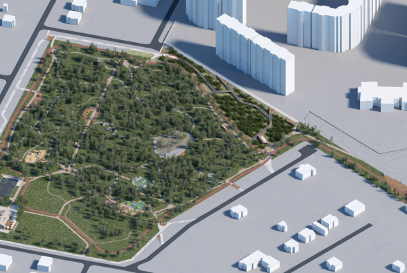 На благоустройство нового парка в Тюмени выделено 219 млн рублей 1 На благоустройство нового парка в Тюмени выделено 219 млн рублей 1