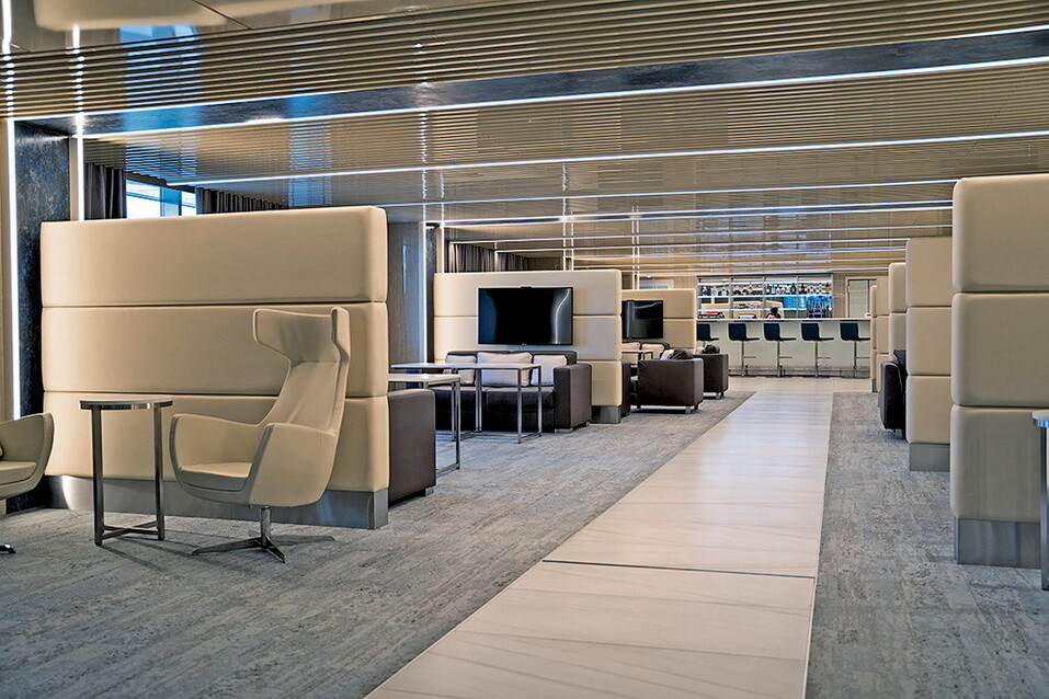 Зал повышенной комфортности в Деловом терминале Зал повышенной комфортности в Деловом терминале