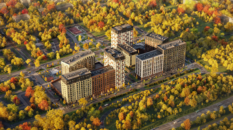 На месте завода «Электрон» в Тюмени началось строительство жилого комплекса 1 На месте завода «Электрон» в Тюмени началось строительство жилого комплекса 1